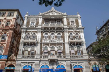 11 13 2016 Vintage old Standard Buildings of 1825AD Vintage Heritage building on Dr Dadabhai Naoroji Road Fort, Mumbai, Maharashtra INDIA Asia