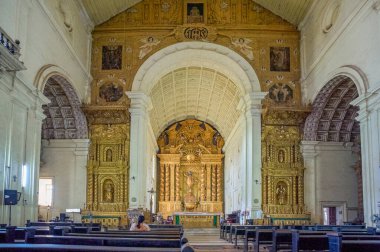 06 09 2009 Altars In Basilica Of Bom Jesus, Basilica De Bom Jesus  Unesco World Heritage Site Old Goa  Goa  India  Asia  Indian 