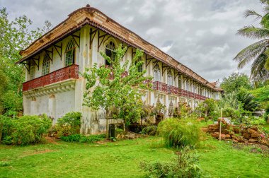 06 10 2009 Vintage Colonial Goan house of Braganza family in Chandor village near Margao (Madgaon),Goa, India .