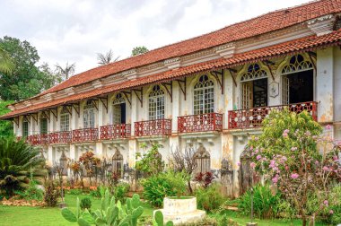06 10 2009 The Menezes Braganza Pereira house  at the Chandor village in South Goa.more than 350 years old at chandor Goa Indi