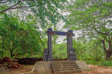 10 06 2009 Adil Shahs Gate of the Palace at Old Goa Goa India.