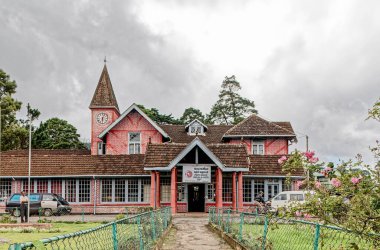 09 08 2007 Vintage colonial, Post Office is an Tudor Revival architecture at Nuwara Eliya Hill Sri Lanka Asia.   
