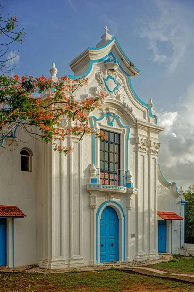 2009 Vintage Small Church Our Lady Pity 18Th Century Old — Stockfoto