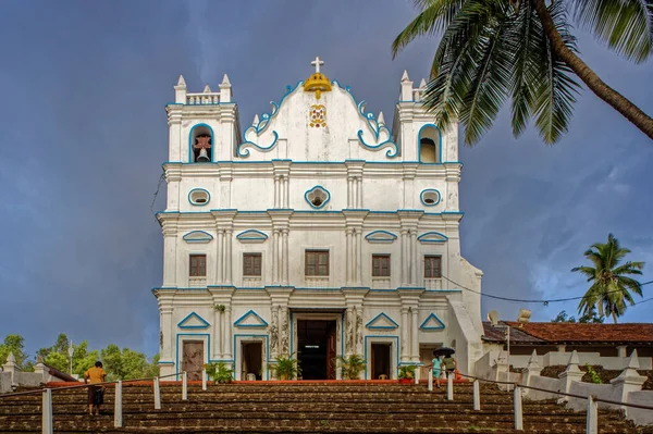 2009 Reis Magos Church Constructed 1555 Franciscan Friars Verem Goa — Stock Photo, Image
