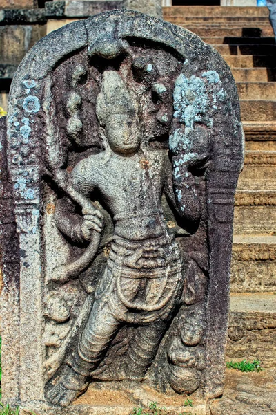 2007 Dwarpal Muragala Ancient Guard Stone Carving Sri Lanka Asien — Stockfoto