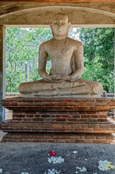 2007 Estátua Buda Samadhi Parque Mahamevnawa Anuradhapura Sri Lanka Anuradhapura — Fotografia de Stock
