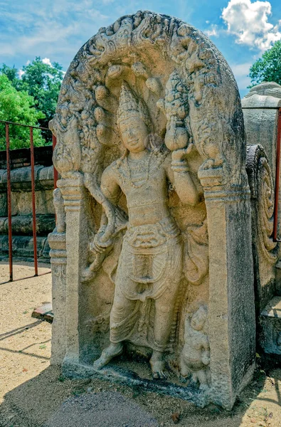 2007 Pedra Guarda Ratnaprasada Rathna Prasada Anuradhapura Sri Lanka — Fotografia de Stock