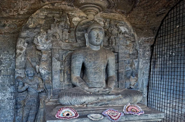 2007 Estátuas Buda Gal Vihara Polonnaruwa Sri Lanka Ásia — Fotografia de Stock