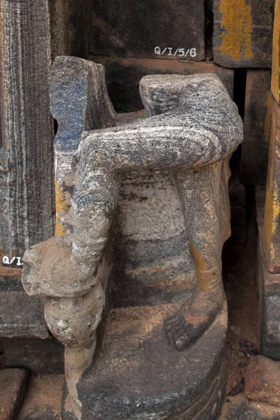 2007 Руины Статуи Шива Девалая Древний Ковил Расположенный Полоннарува Шри — стоковое фото