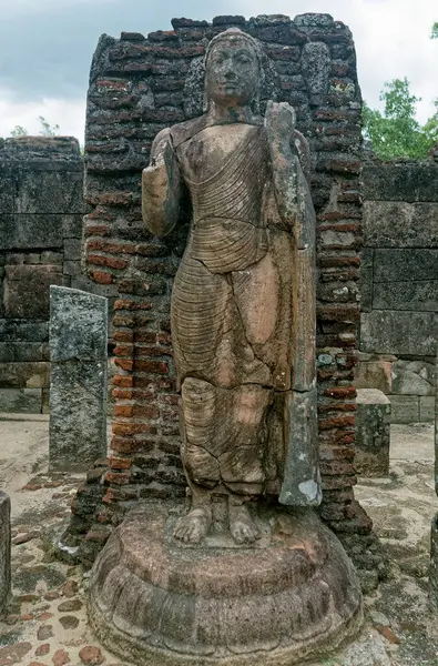 2007 Estatua Permanente Del Señor Buda Hetadageya Polonnaruwa Sri Lanka — Foto de Stock