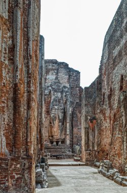 09 11 2007 Lankathilaka Vihara, Polonnaruwa sri lanka Asia 'daki tarihi bina.