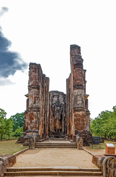 2007 Lankathilaka Vihara Edificio Histórico Polonnaruwa Sri Lanka Asia — Foto de Stock