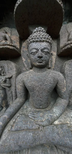 2007 Estátua Ruínas Patrimônio Sítio Escavado Budista Ratnagiri Significa Colina — Fotografia de Stock