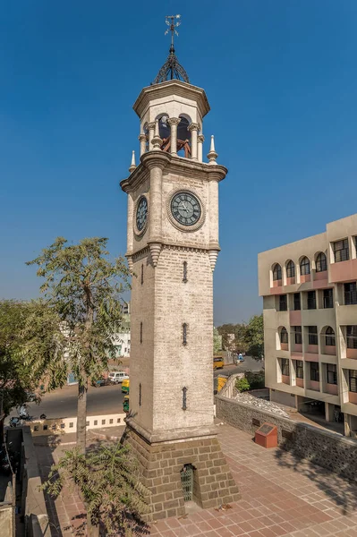 01 07 2009 Jam saat kulesi, Rajkot, Saurashtra, Gujarat, Hindistan 