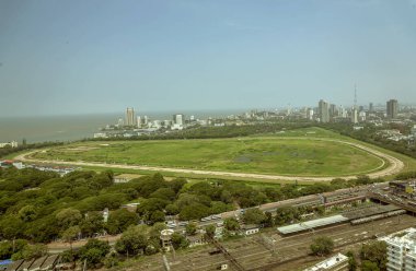 10 Sep 2006 Mahalaxmi Hipodromu ve Arap Denizi, Mumbai Maharashtra INDIA Asya 'dan 25. kattan