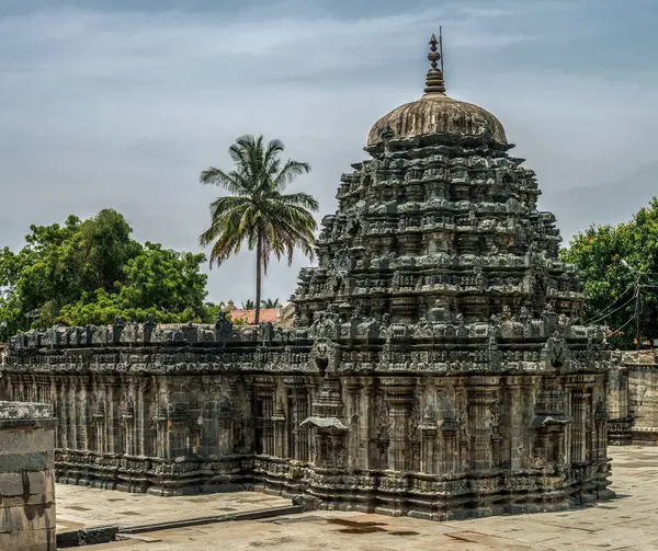 2015 Templo Amruteshwara Annigeri Templo Piedra Negra Construido Por Imperio — Foto de Stock
