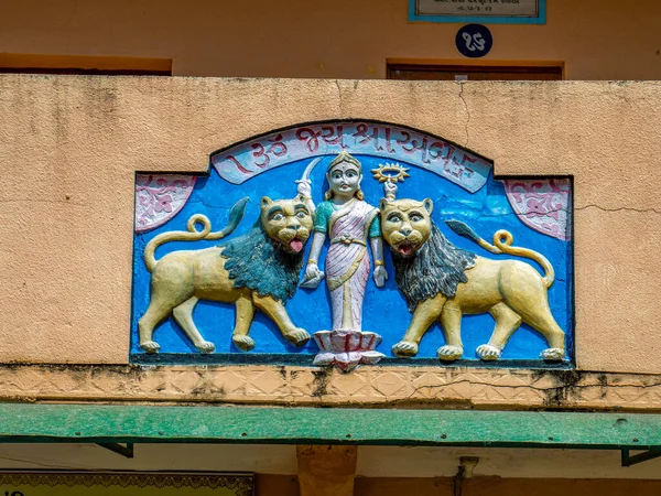 2019 Stucko Práce Lione Ambika Devis Socha Staré Choultry Dharamsala — Stock fotografie