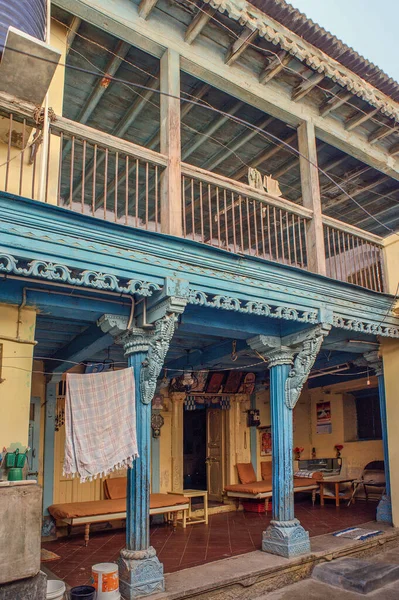 2010 Vintage Old House Perto Vishnu Mandir Velha Parte Cidade — Fotografia de Stock