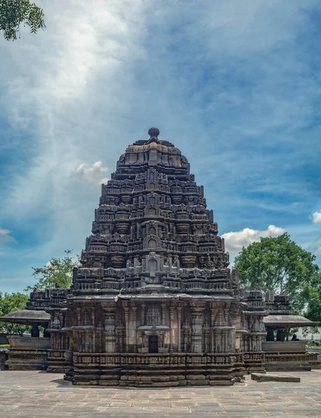 2015 Вімана Шрин Надбудова Храмі Сіддгешвара Хаверікарнатака Індіаазія — стокове фото