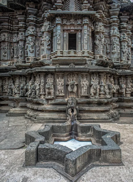 2017 Stone Carved Kopeshwar Shiva Temple Kolhapur Maharashtra India Asia — Stock Photo, Image