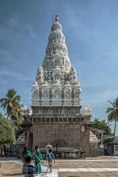 2013 Структура Винтажного Камня Сиддхешвар Шива Солапур Махараштра Индия Азия — стоковое фото
