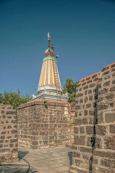 2013 Szüreti Sangmeshwar Hemadpanthi Shiva Templom Kudal Solapur Maharashtra India — Stock Fotó