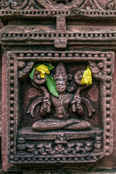 2007 Antike Sandsteinschnitzerei Mukteshwar Tempel Orissa Indien — Stockfoto
