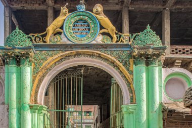 12. 20 2014 Eski Ev Gaya Bihar Hindistan 'ın Kıvrımlı Kapısı.