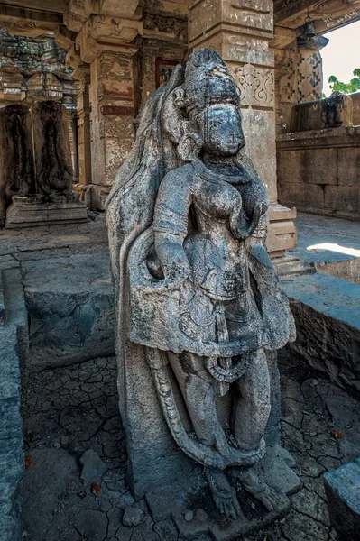 2013 Rzeźba Kamienna Świątyni Sangameshwar Hemadpanthi Kudal Solapur Maharashtra Indie — Zdjęcie stockowe