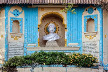 01 11 2007 Hanesi sahibi Bal Gangadhar Tilak Pune yakınlarındaki Sinhagad Kalesi, Maharashtra, Hindistan Asya.