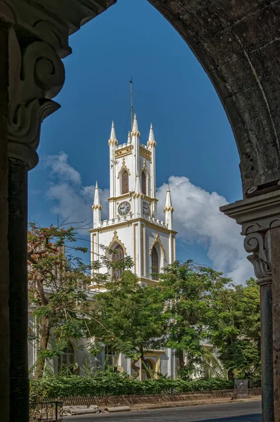 2015 Baksidan Thomas Cathedral Mumbai Maharashtra Indien Asien — Stockfoto