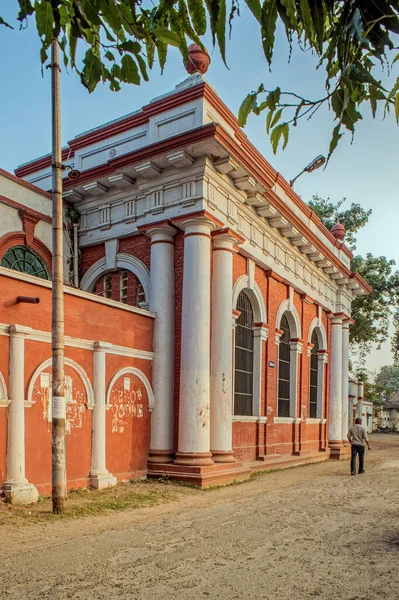 2014 Συγκρότημα Πανεπιστημίου Patna Vintage Αποικιακά Κτίρια Φωτεινό Γαλάζιο Ουρανό — Φωτογραφία Αρχείου