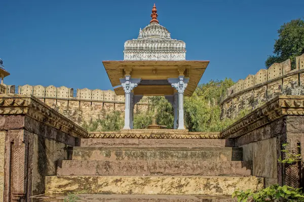 2015 Vintage Cenotaphs Chattris Kesar Bagh Kota Rajasthan Indie Asia — Stock fotografie