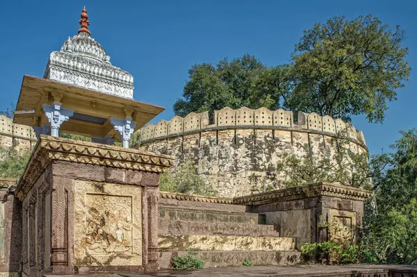 2015 Vintage Cenotaphs Chattris Kesar Bagh Kota Rajasthan India Asia — стокове фото