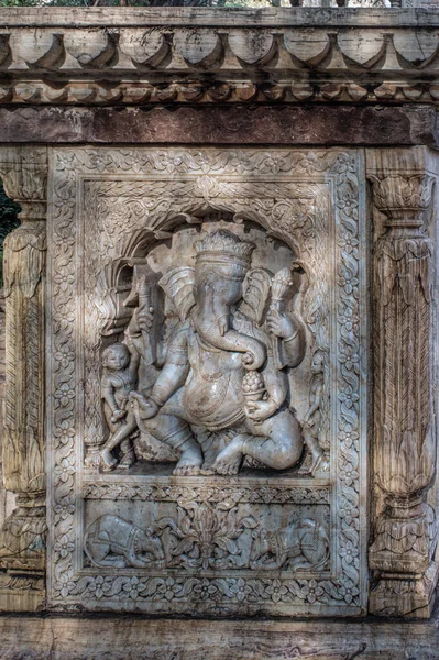 2015 Vintage Marble Statue Ganesh Cenotaphs Chattris Kesar Bagh Kota — Stock Photo, Image