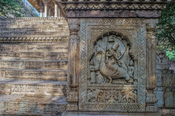 2015 Estatua Vintage Saraswati Cenotaphs Chattris Kesar Bagh Kota Rajasthan — Foto de Stock