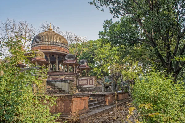 2015 Vintage Cenotaphs Oder Chattris Kesar Bagh Kota Rajasthan Indien — Stockfoto