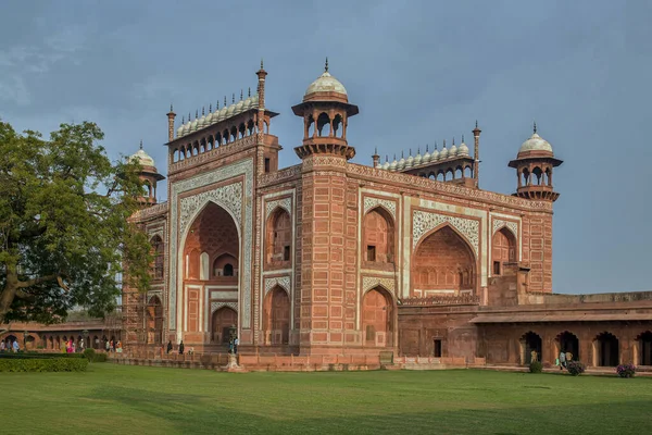 2007 Fatehpur Sikri Buland Darwaza Uma Arquitetura Clássica Arenito Vermelho — Fotografia de Stock