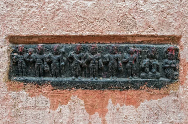 2014 Pedra Antiga Vintage Esculpida Tablats Fora Parede Sree Gaya — Fotografia de Stock