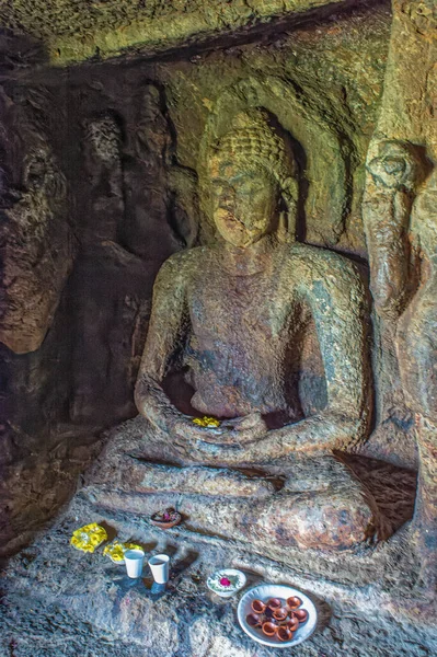 Bojjannakonda Lingalakonda Two Buddhism Rock Cut Caves 4Th 9Th Century — Stock Photo, Image