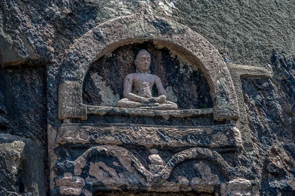 Bojjannakonda Och Lingalakonda Två Buddhistiska Klippgrottor Och Århundradet Nära Bysankaram — Stockfoto