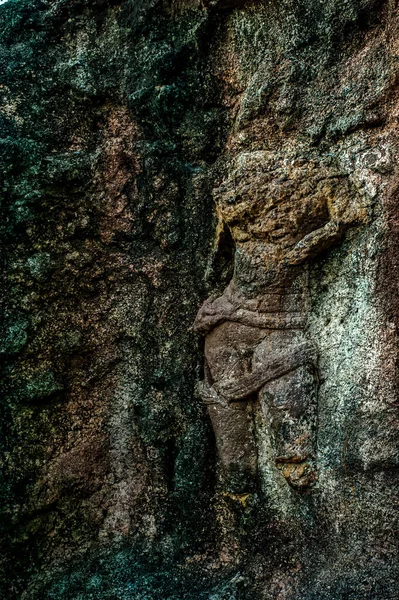 2013年11月22日距离奥斯马纳巴德市8公里处的达拉希夫洞穴的古代遗址 现更名为达拉希夫市 位于印度马哈拉施特拉邦巴拉哥特山区 — 图库照片