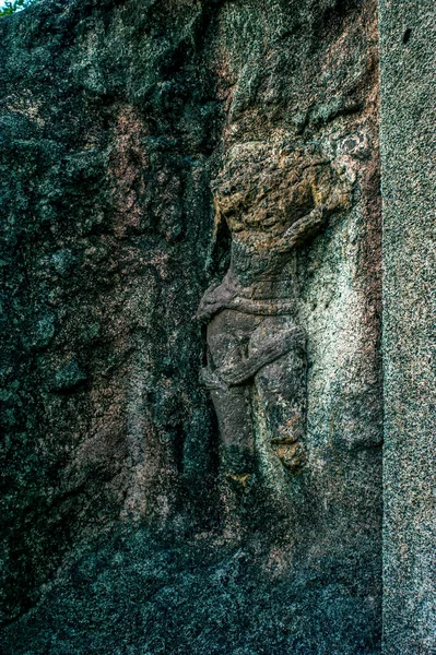 2013年11月22日距离奥斯马纳巴德市8公里处的达拉希夫洞穴的古代遗址 现更名为达拉希夫市 位于印度马哈拉施特拉邦巴拉哥特山区 — 图库照片