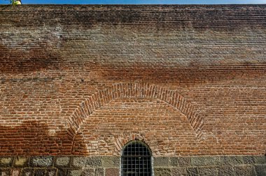 Shaniwarwada Pune Maharashtra Asya 'nın Açık Tuğla Duvarı.