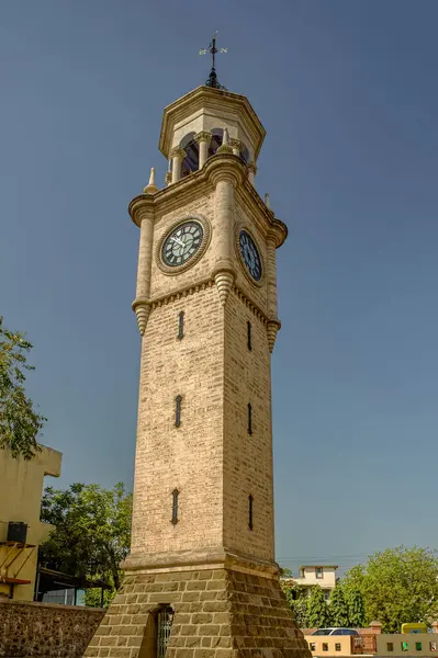 2009 Vintage Historic Jam Tlock Tower Rajkot Saurashtra Gujarat India — стокове фото