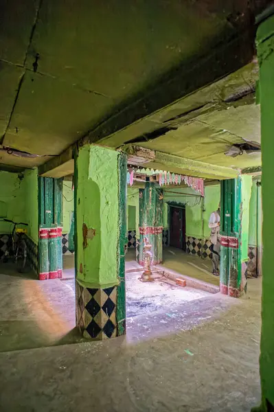 2014 Pilier Une Ancienne Maison Style Colonial Vintage Gaya Bihar — Photo
