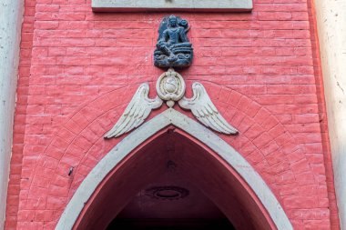 12 26 2014 Vintage Rajendra Kulesi; Dr. Rajendra Prasad Saat Kulesi yerel adıyla Tower Chowk Gaya Bihar Hindistan Asya.