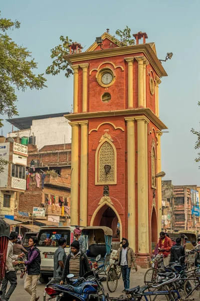 stock image 12 26 2014 Vintage Rajendra Tower; Dr. Rajendra Prasad Clock Tower  locally known as Tower Chowk Gaya Bihar India Asia.