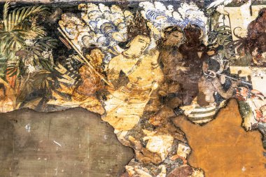 09 19 2006 Dünya Mirası Ajanta 'nın Aurangabad Maharashtra Hindistanı yakınlarındaki UNESCO Dünya Mirası Sitesi.