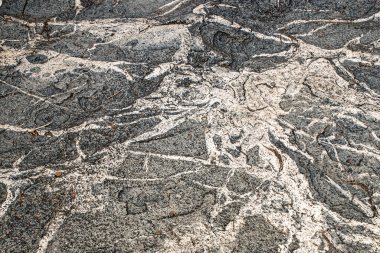 1224 2014 Antik Barabar Cave Hills granet ston deseni Jehanabad ilçesine bağlı Makhdumpur köyü yakınlarında. Bihar Hindistan Asya.